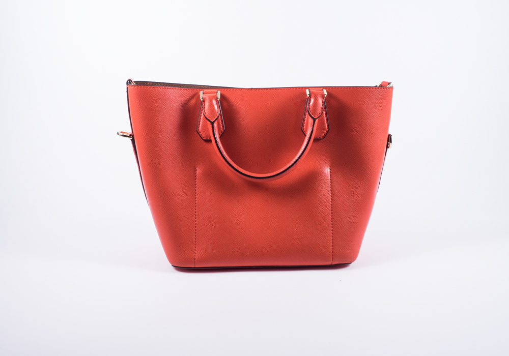 Michael Kors Orange Purse and Gold Wallet