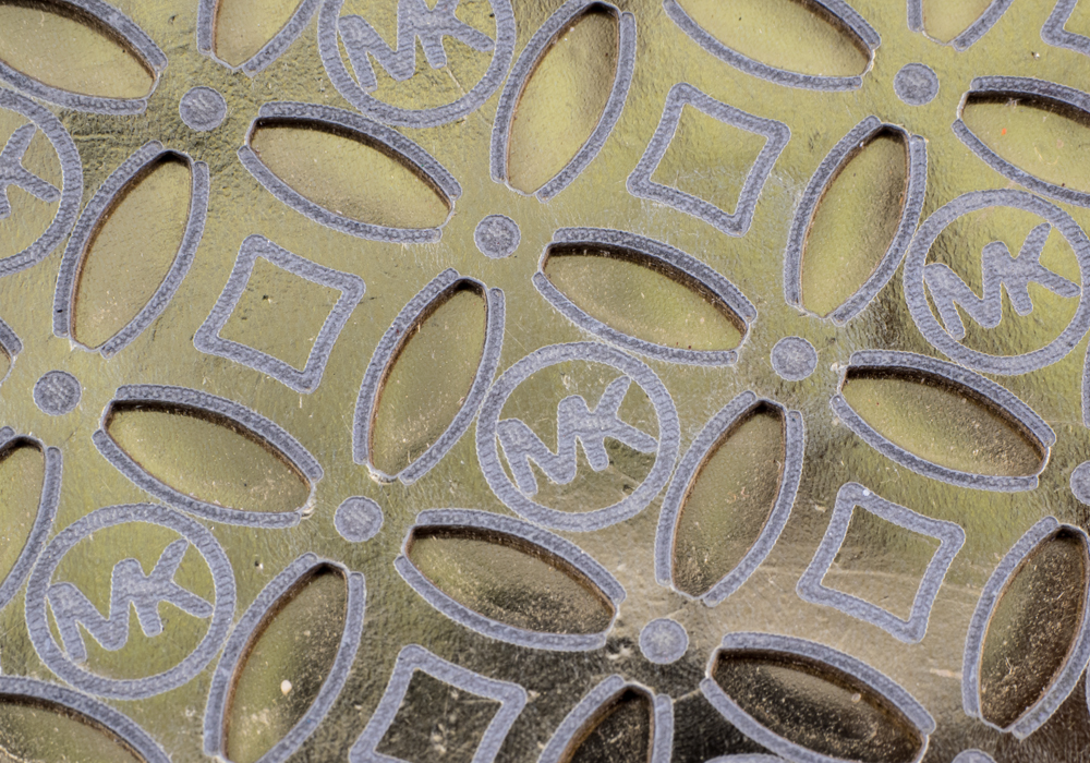 Michael Kors Orange Purse and Gold Wallet