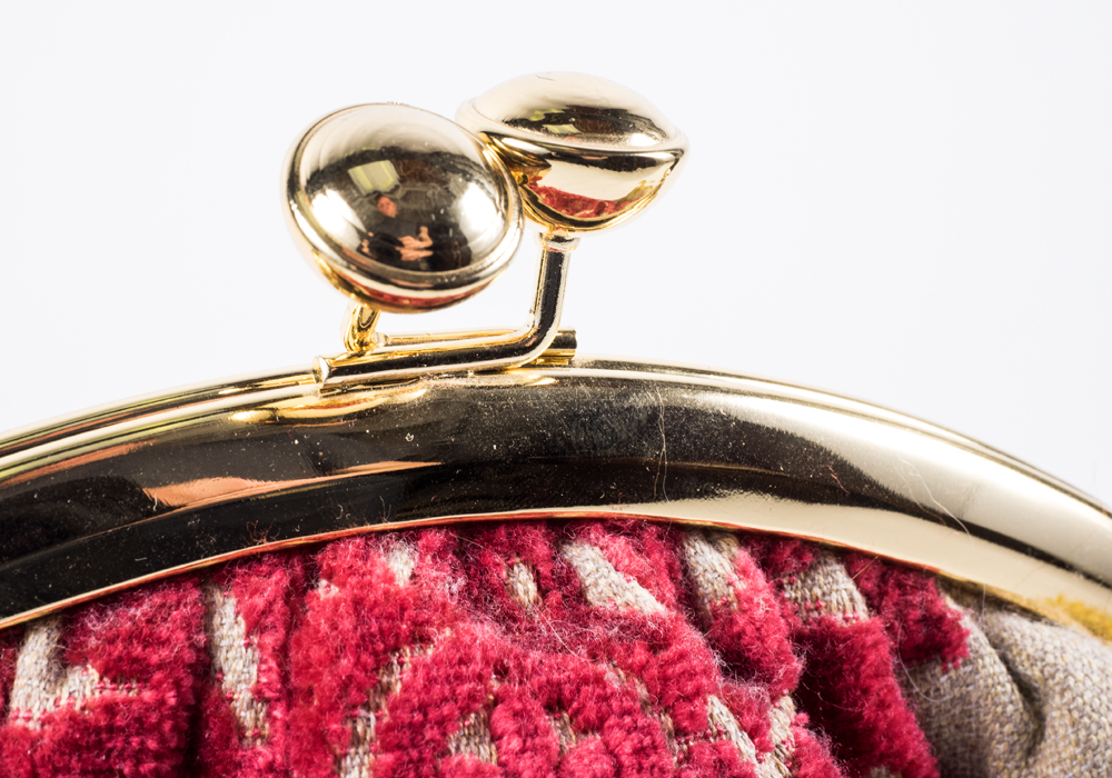 Glenda Gies "Chloe" Chenille Mosaic Purse