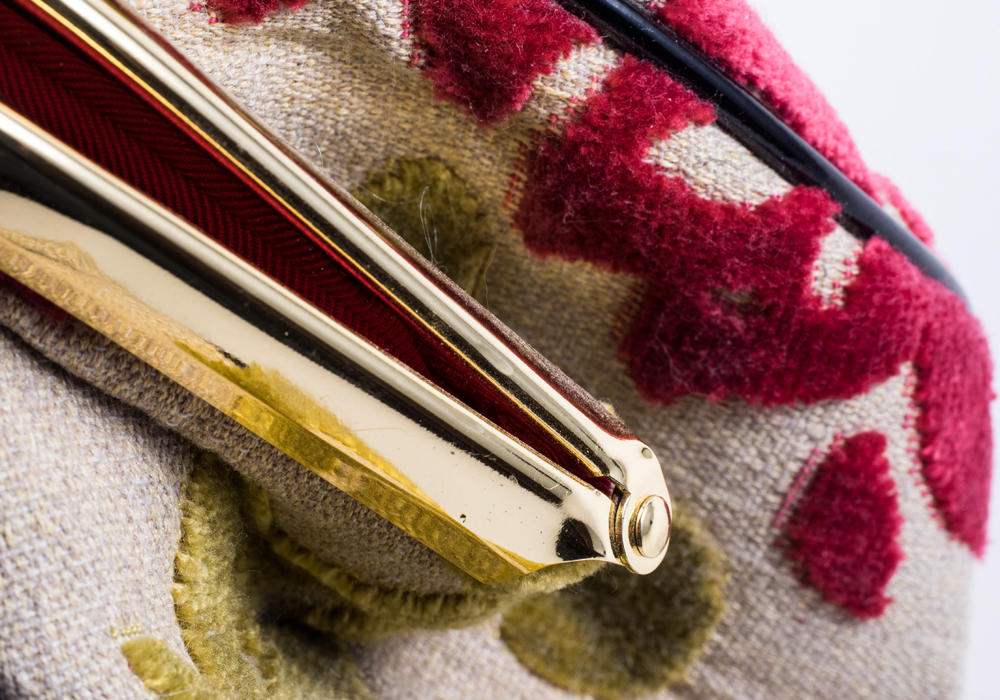 Glenda Gies "Chloe" Chenille Mosaic Purse