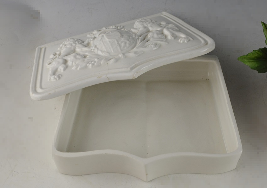 A.M.C. Capodimonte Clock and Mottahedeh & Co. Trinket Box and Dish