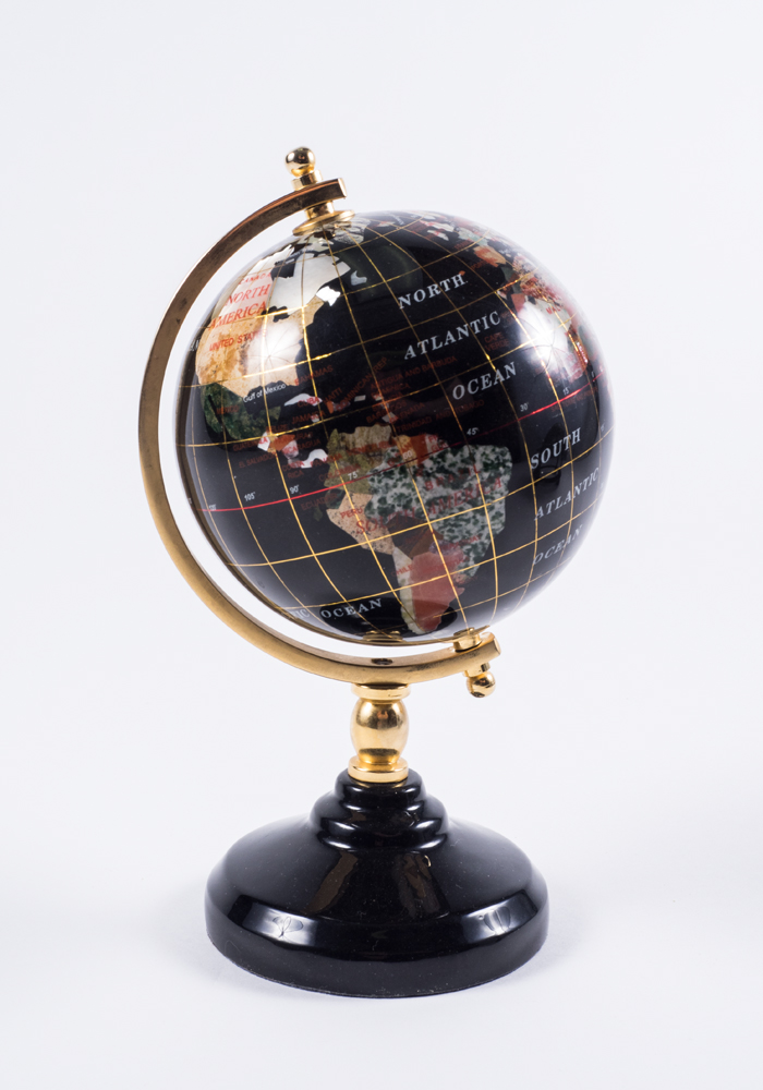 Globes and Box Decor