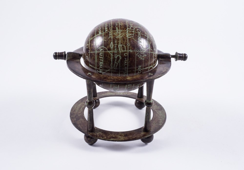 Globes and Box Decor