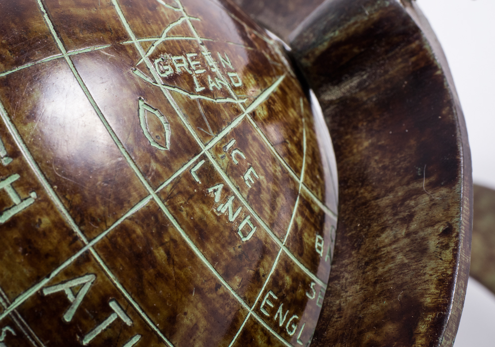 Globes and Box Decor