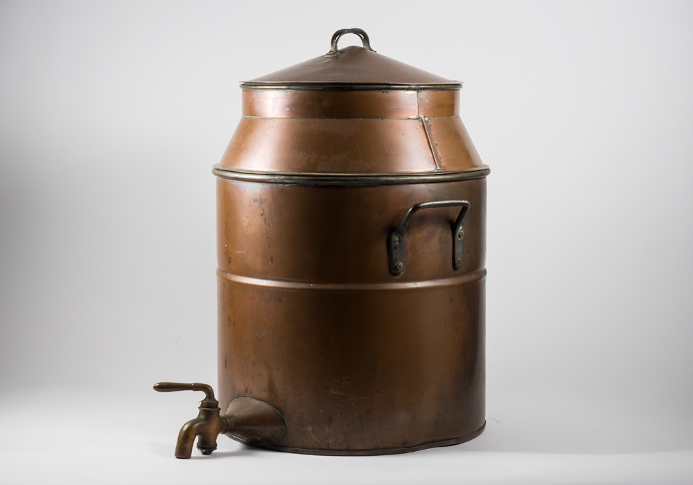 Vintage Copper Beverage Dispenser with Spout