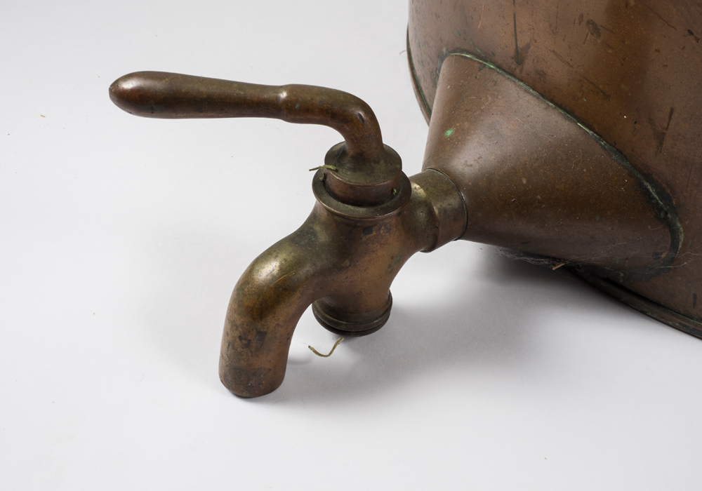 Vintage Copper Beverage Dispenser with Spout
