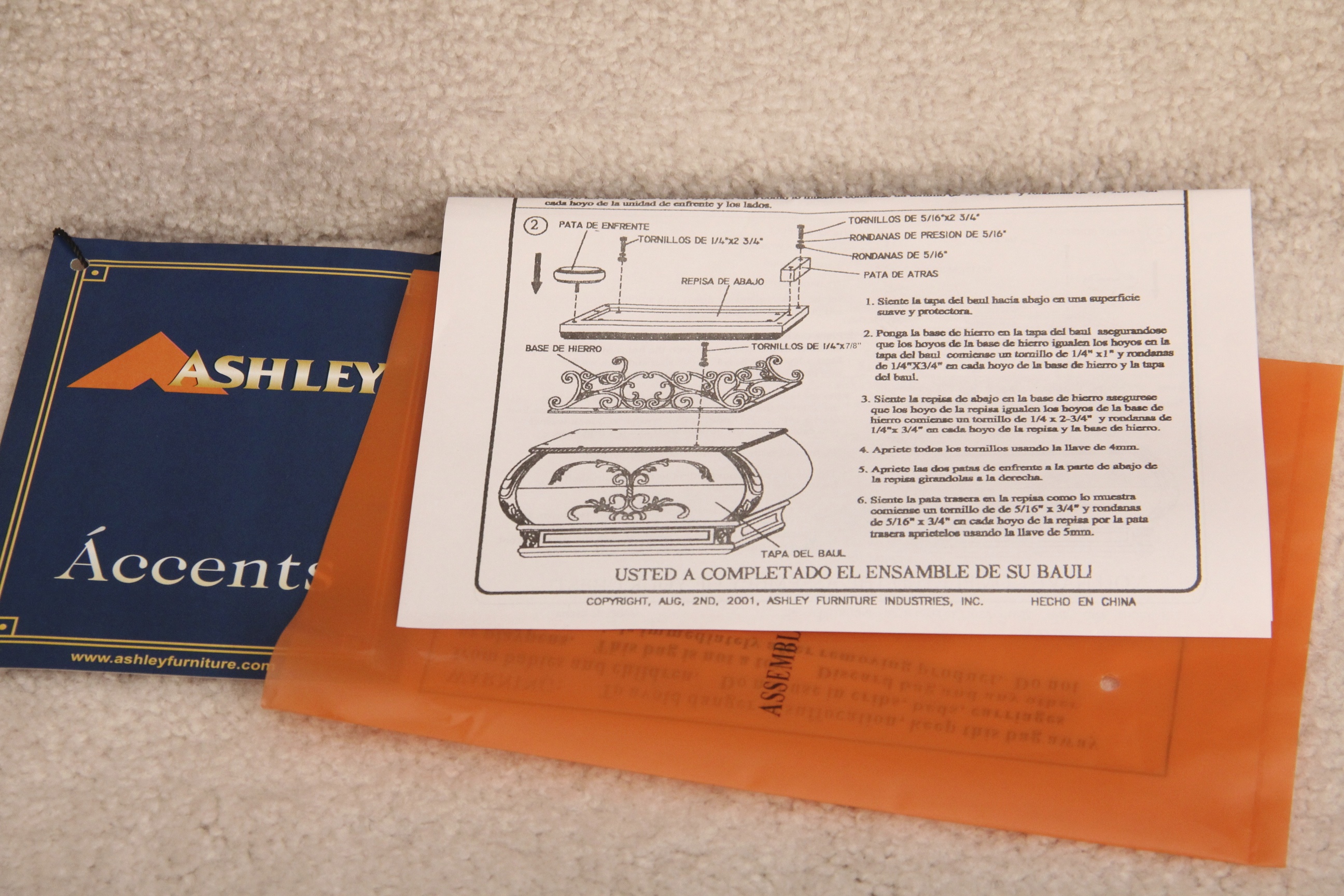 Wood Bombe Style Accent Chest by Ashley Furniture