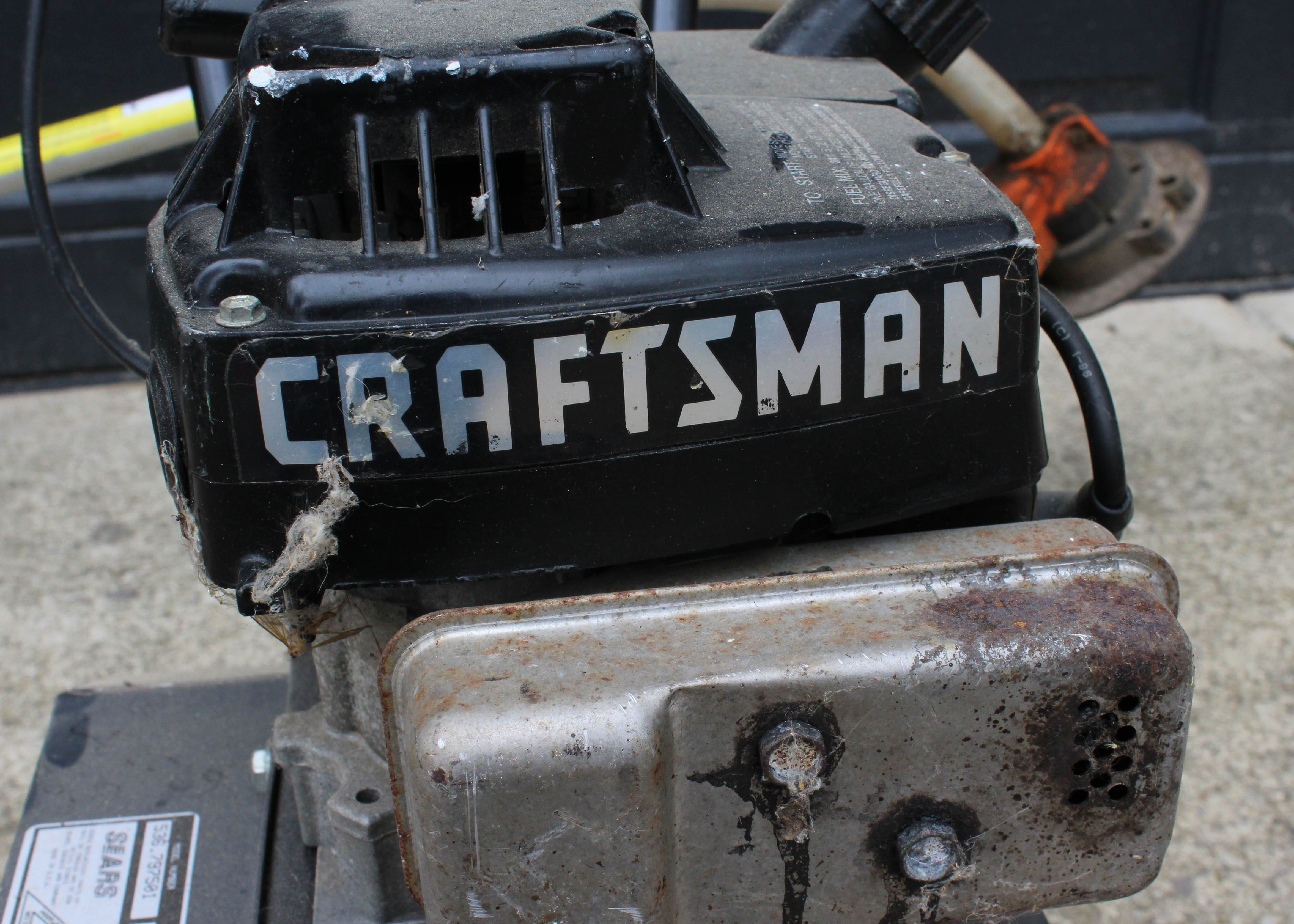 Collection of Lawn Tools, Including a Craftsman Mini-Tiller