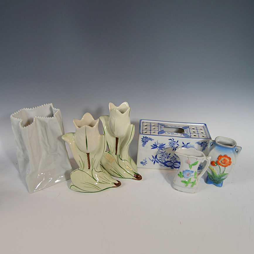 Porcelain Vases with Rosenthal Studio-Linie and Occupied Japan