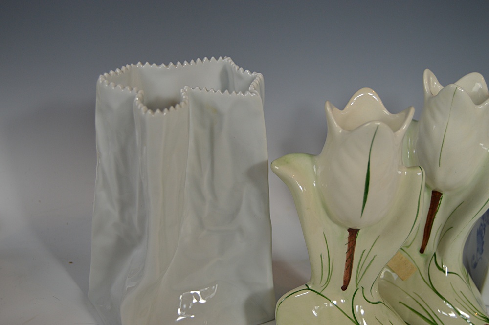 Porcelain Vases with Rosenthal Studio-Linie and Occupied Japan