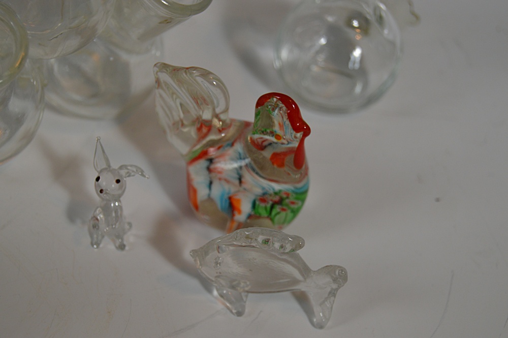 Bud Vases and Decorative Glass Paperweights