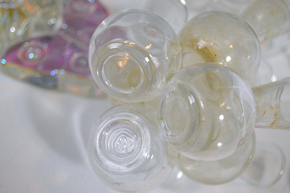 Bud Vases and Decorative Glass Paperweights