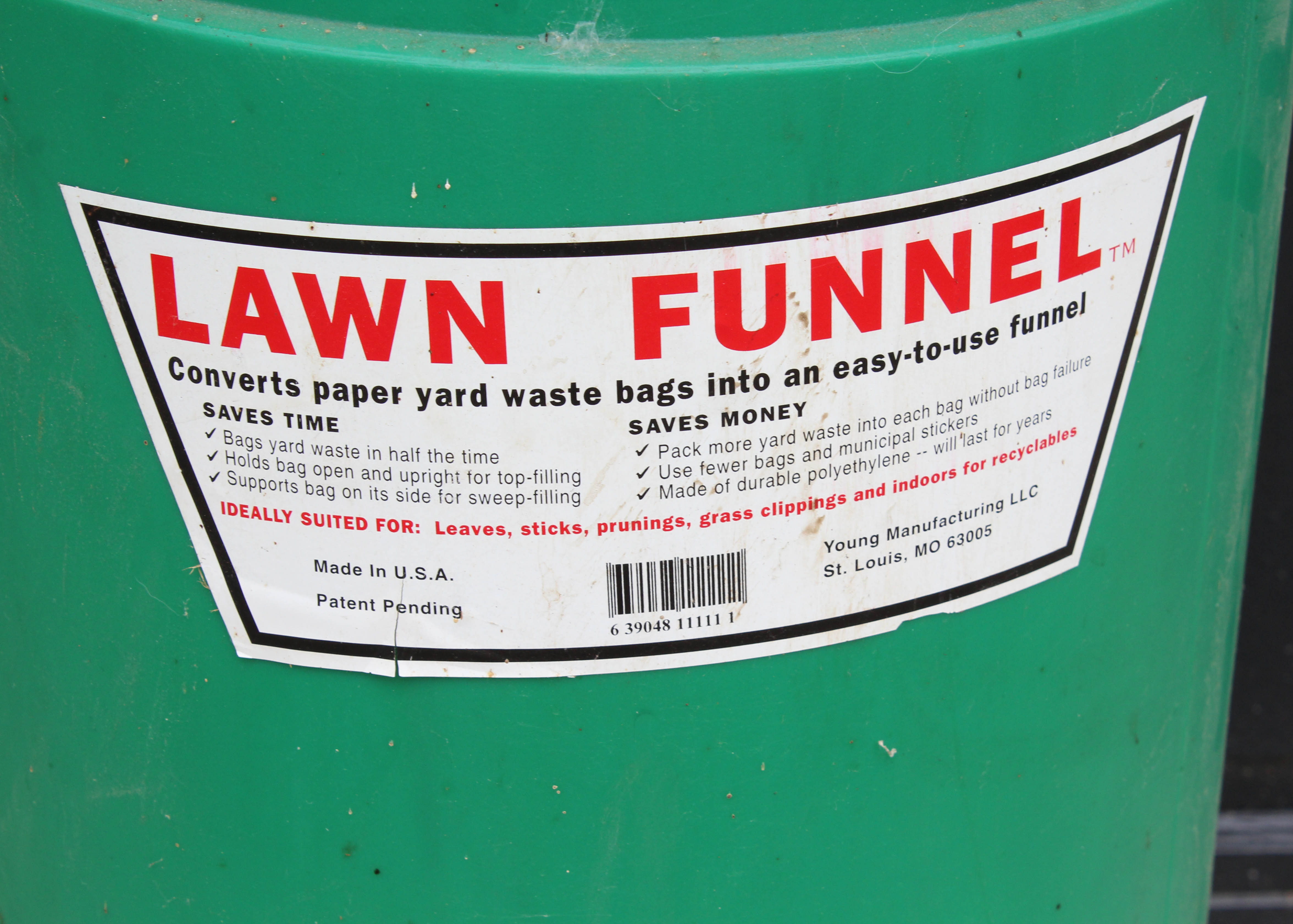 Sprinklers and Lawn Funnel