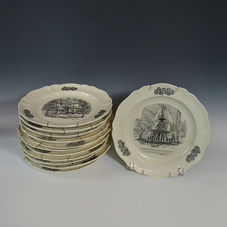 Twelve Caroline Williams Collectible Wedgwood Plates