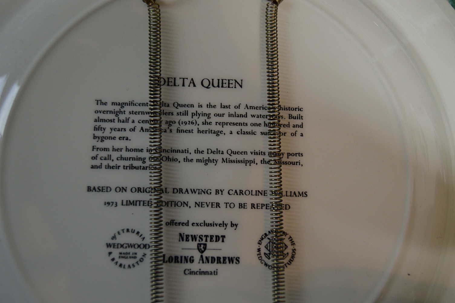 Twelve Caroline Williams Collectible Wedgwood Plates