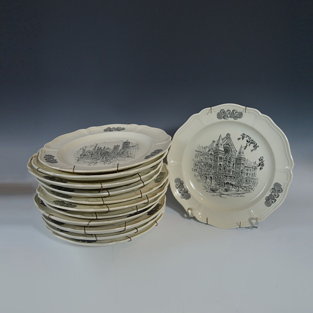 Twelve Caroline Williams Collectible Wedgwood Plates