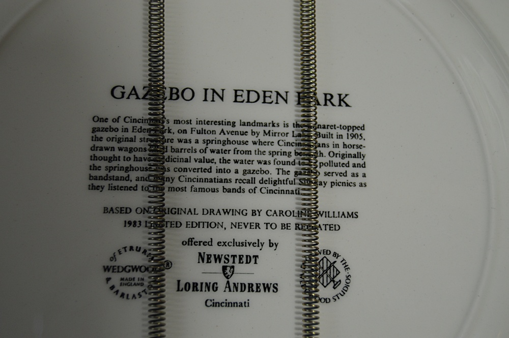 Twelve Caroline Williams Collectible Wedgwood Plates