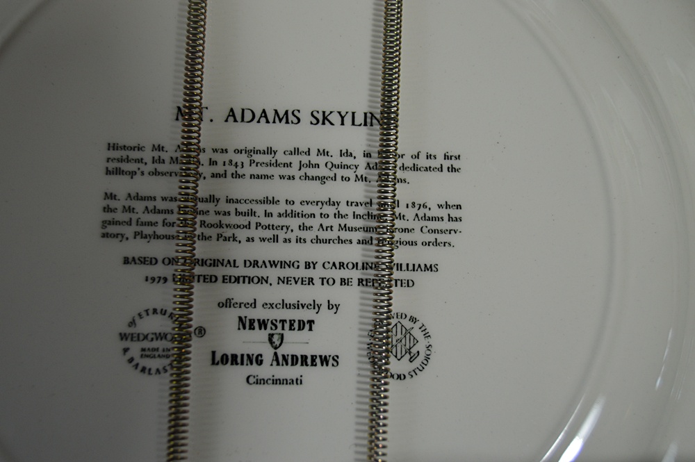 Twelve Caroline Williams Collectible Wedgwood Plates