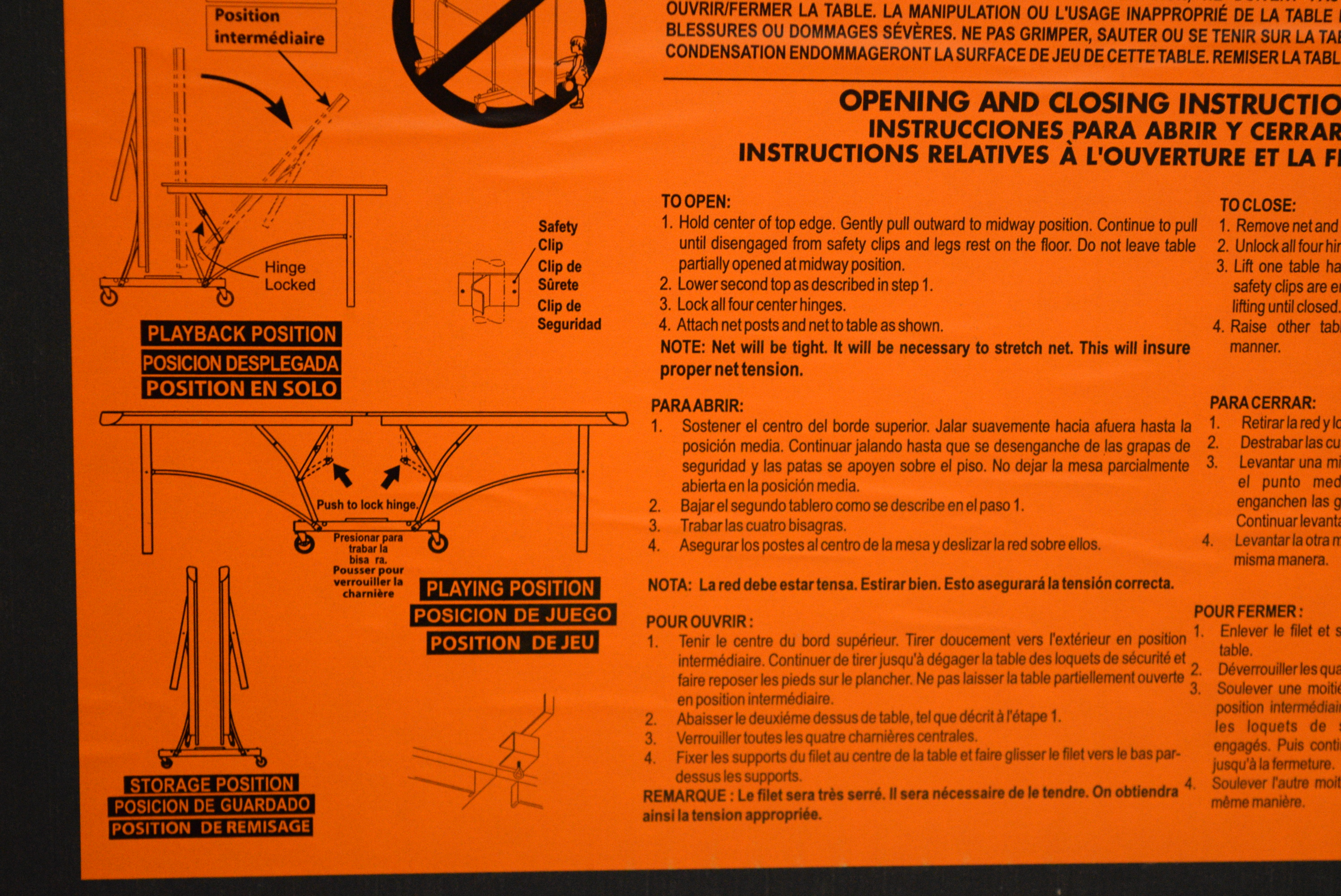 Stiga Ping Pong Table
