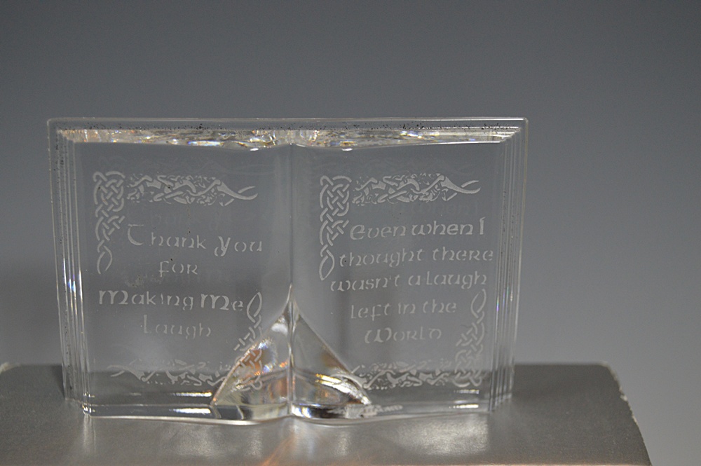 Waterford Crystal "Occasions" Book with Affirmation