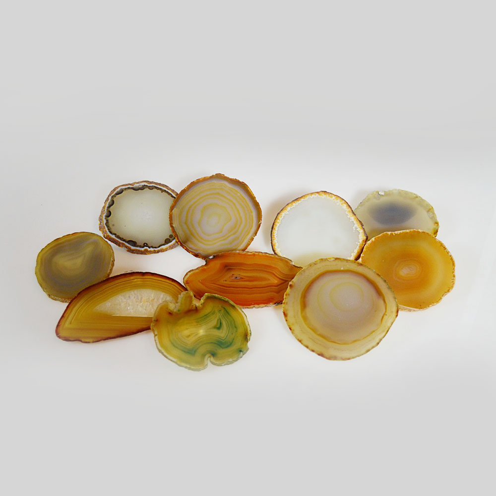Collection of Polished Agate Slices