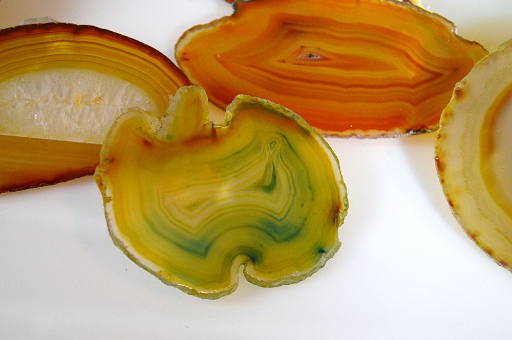 Collection of Polished Agate Slices