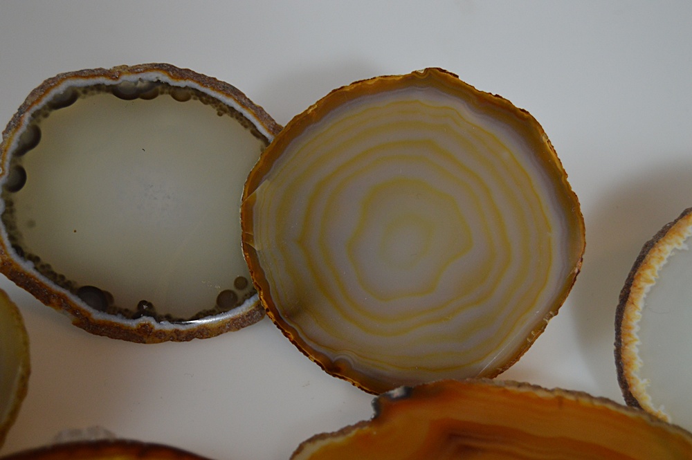 Collection of Polished Agate Slices