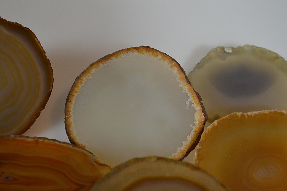 Collection of Polished Agate Slices