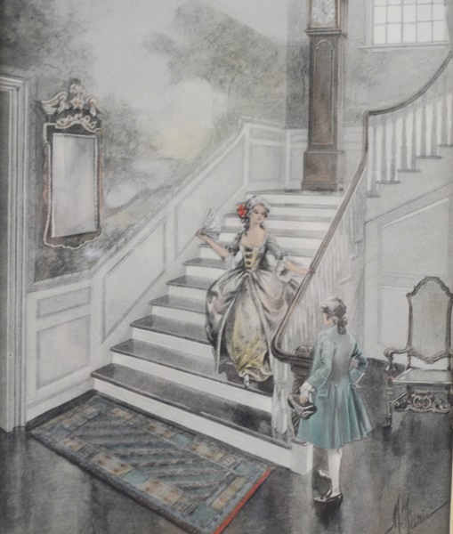 Pair of M. Farini Victorian Subject Lithographs