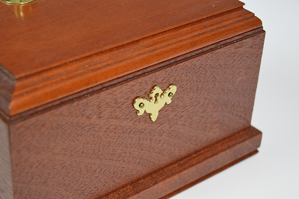 Chippendale Style Mahogany Letter Box