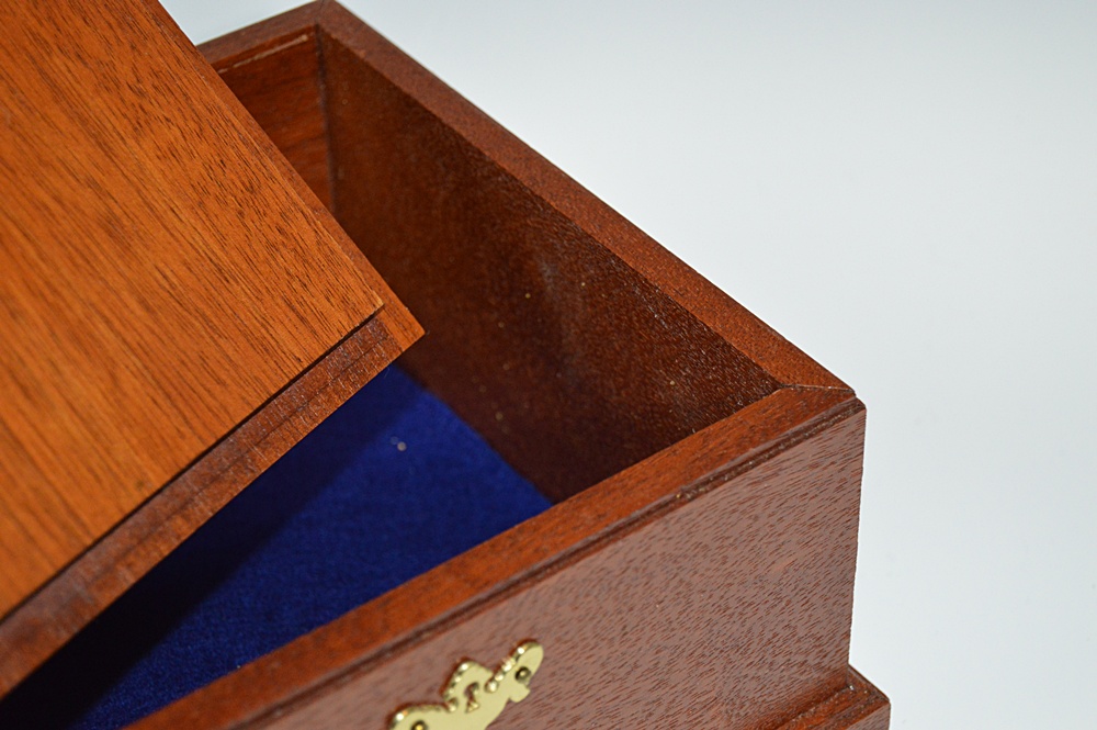 Chippendale Style Mahogany Letter Box