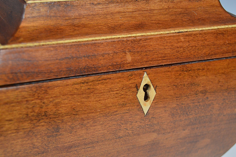 Chippendale Style Mahogany Tea Caddy