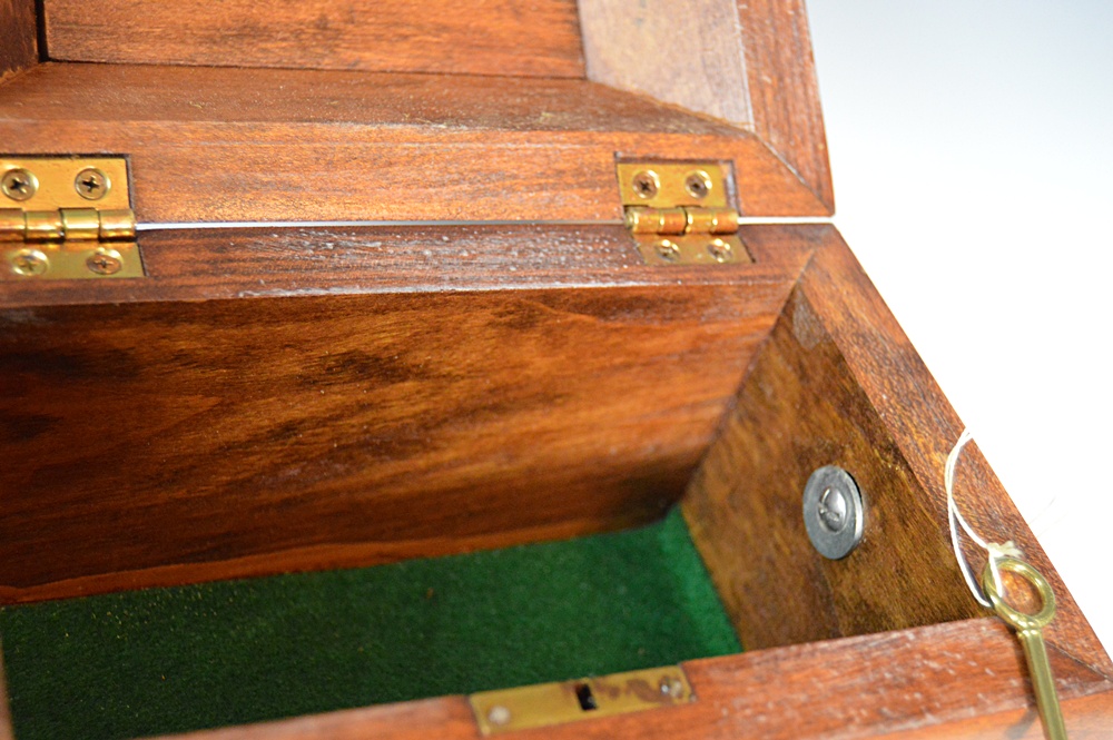 Chippendale Style Mahogany Tea Caddy