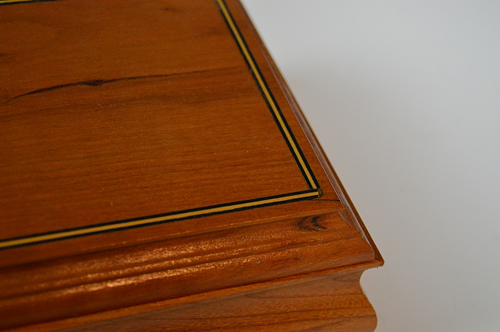 Chippendale Style Light Mahogany Card Box