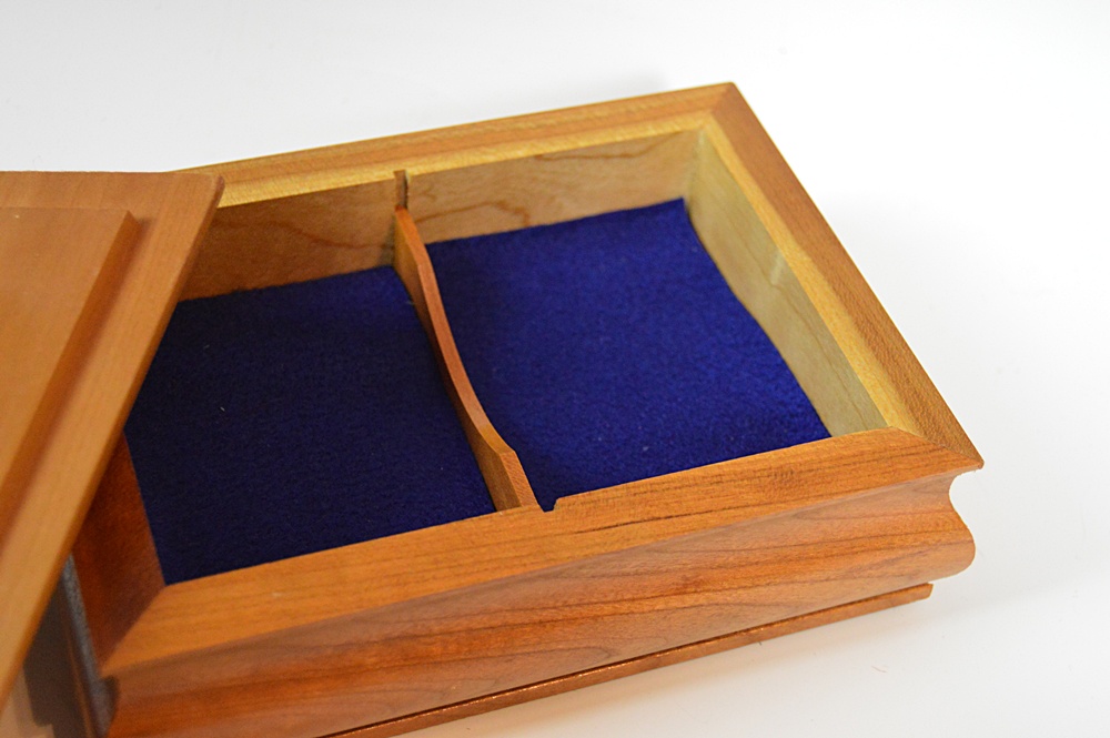 Chippendale Style Light Mahogany Card Box