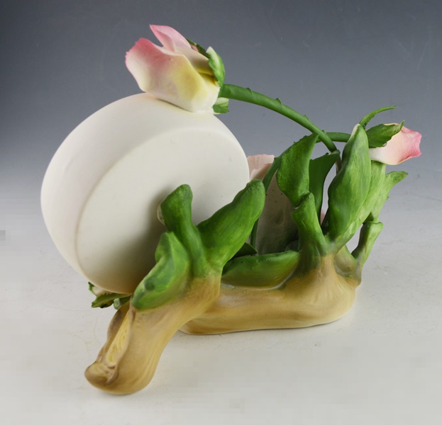 A.M.C. Capodimonte Clock and Mottahedeh & Co. Trinket Box and Dish