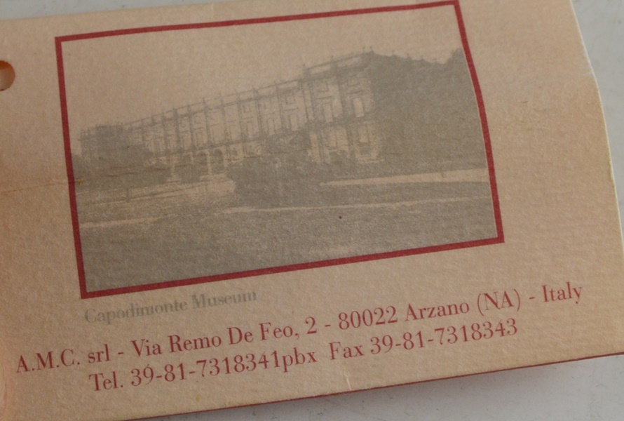 A.M.C. Capodimonte Clock and Mottahedeh & Co. Trinket Box and Dish