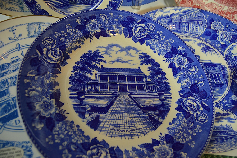 Transferware Historic Landmark Collectible Plates