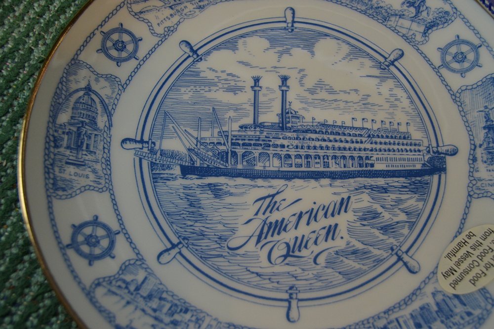 Transferware Historic Landmark Collectible Plates