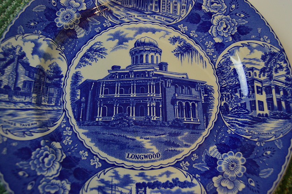 Transferware Historic Landmark Collectible Plates