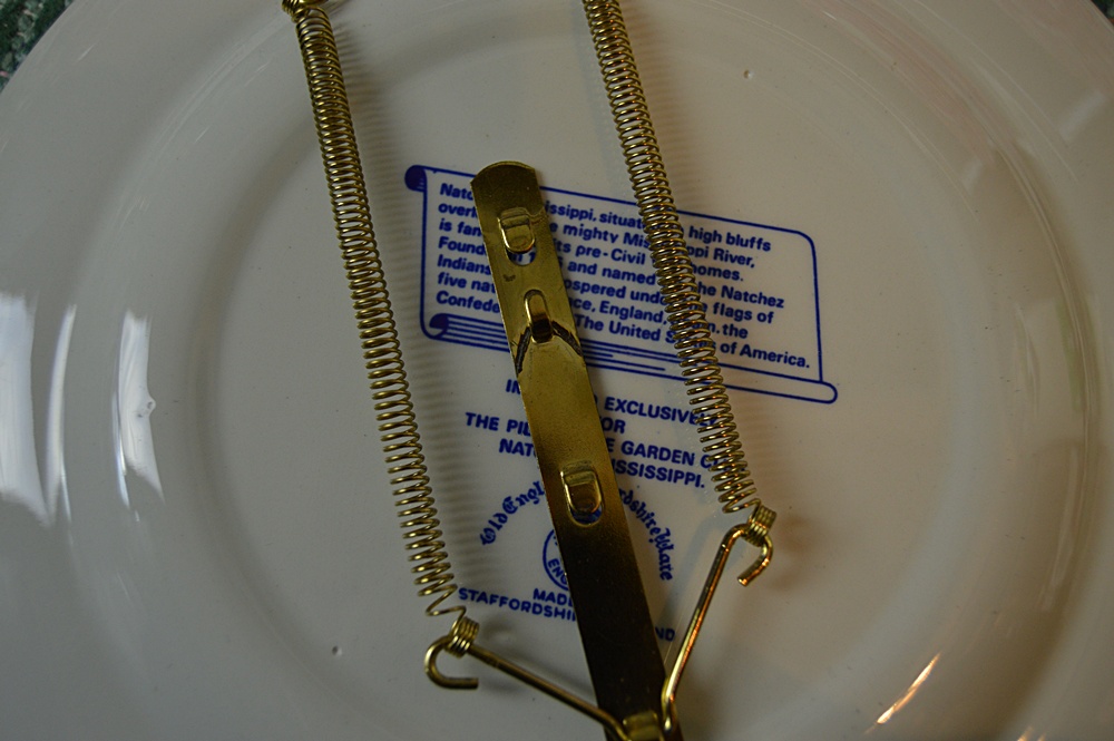 Transferware Historic Landmark Collectible Plates