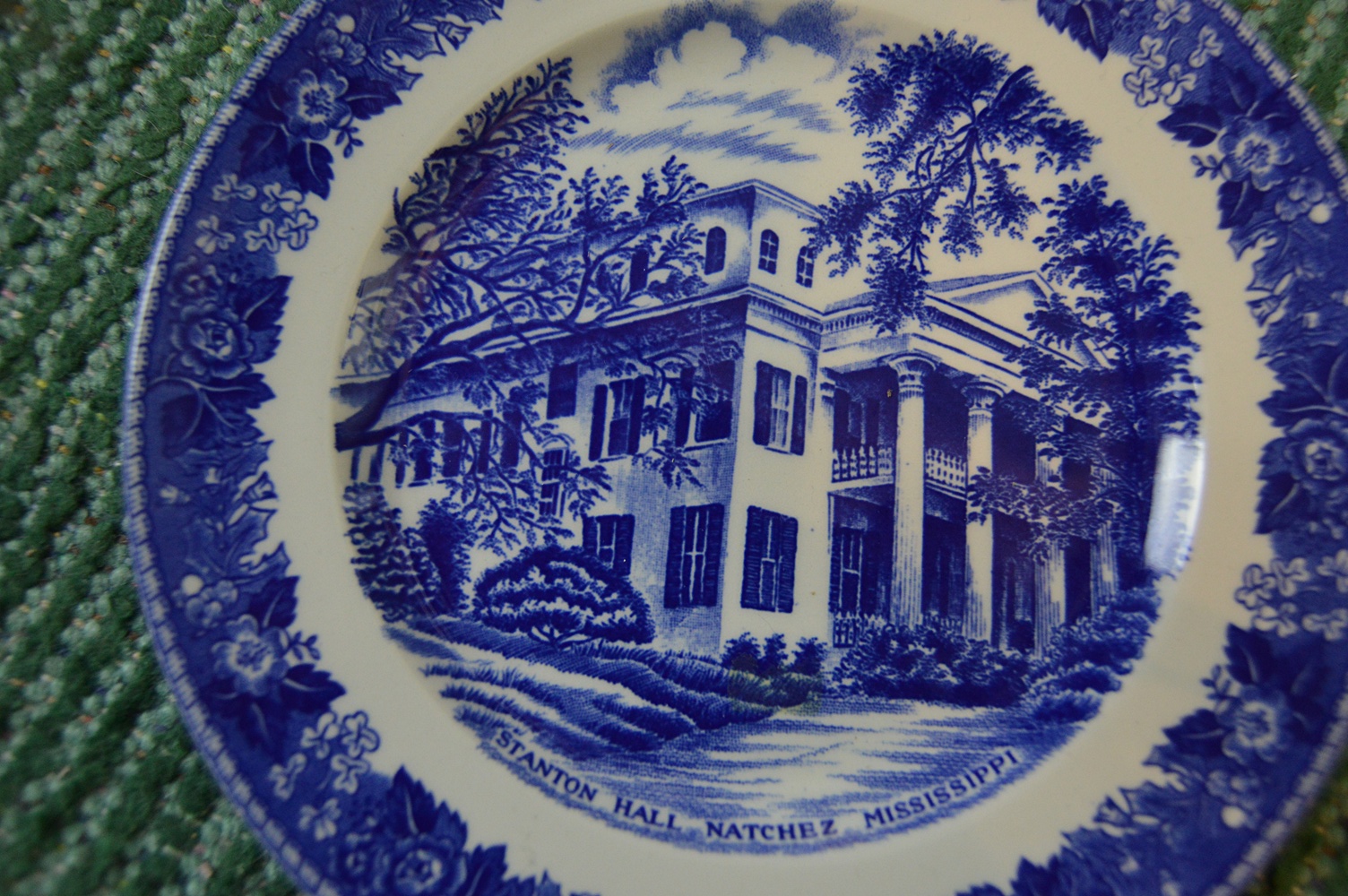 Transferware Historic Landmark Collectible Plates