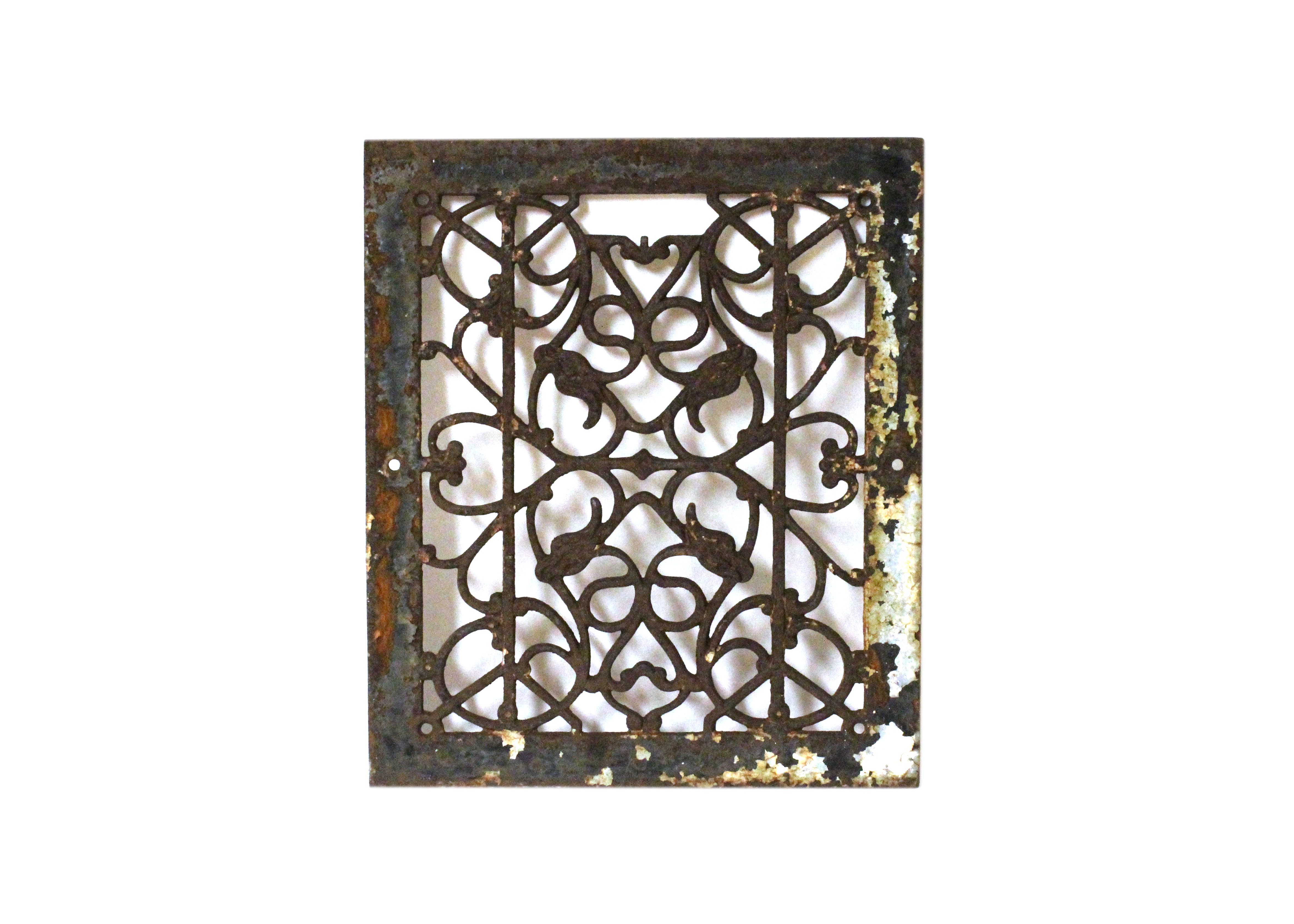 Antique Cast Iron Wall Grille