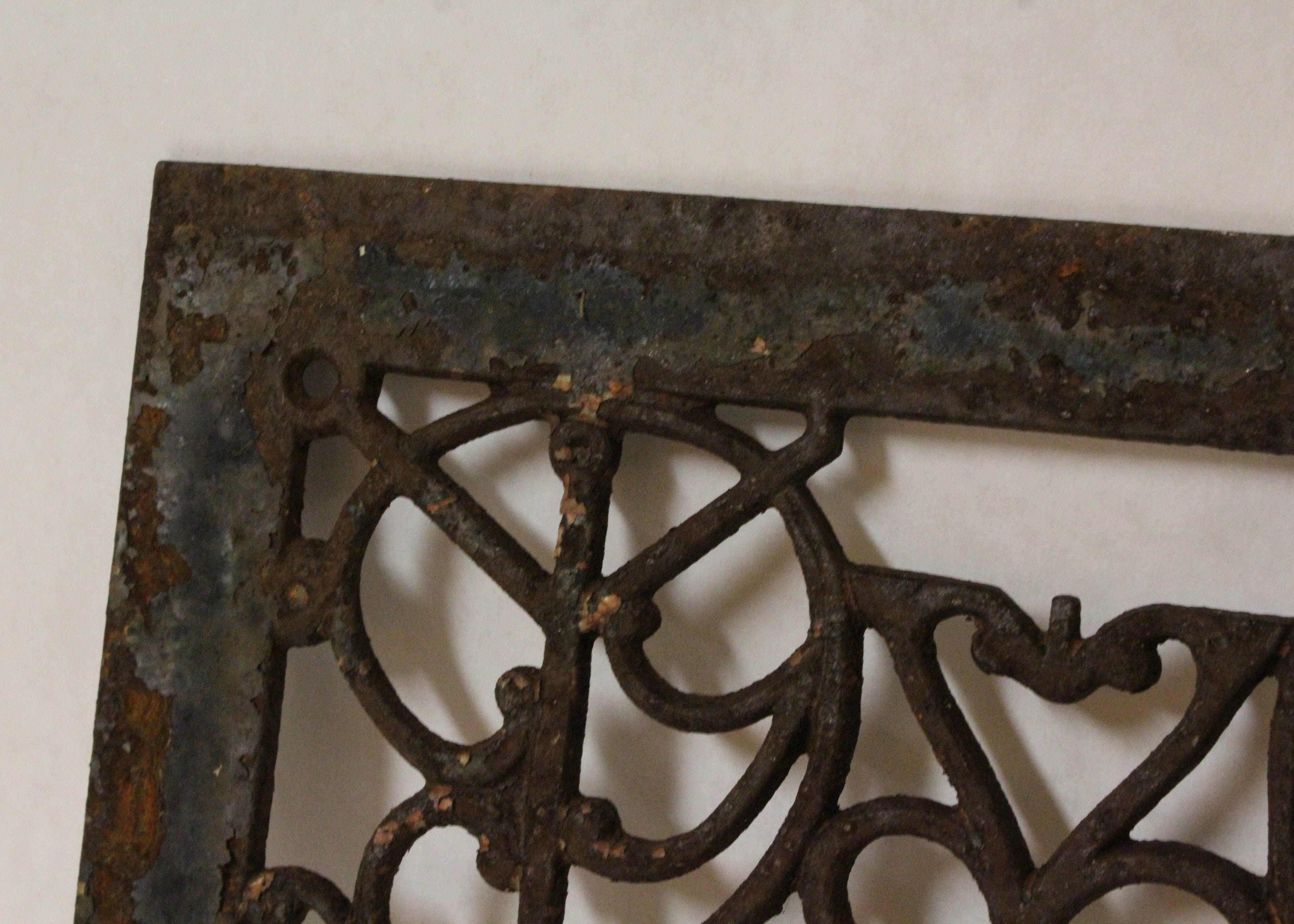 Antique Cast Iron Wall Grille