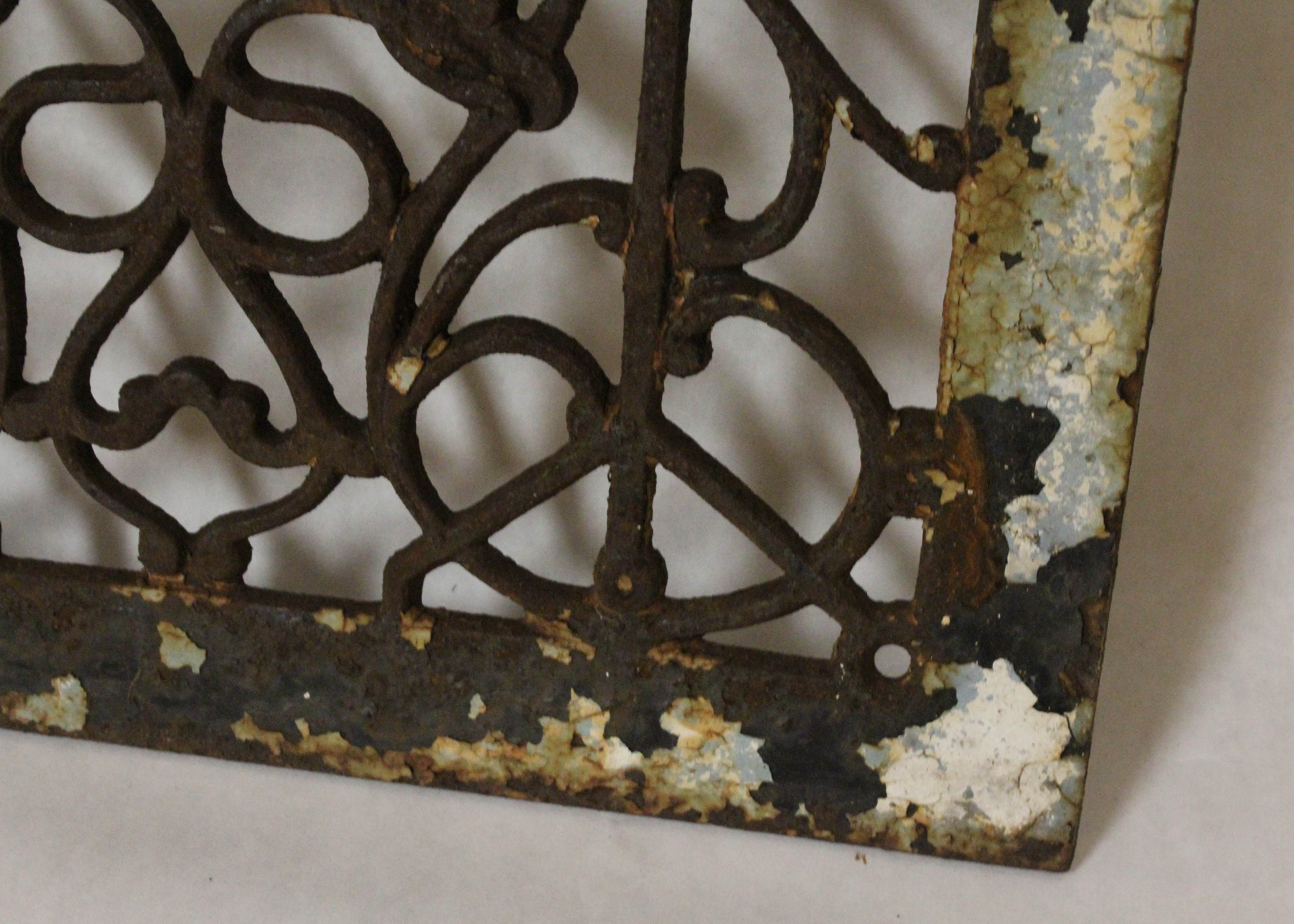 Antique Cast Iron Wall Grille