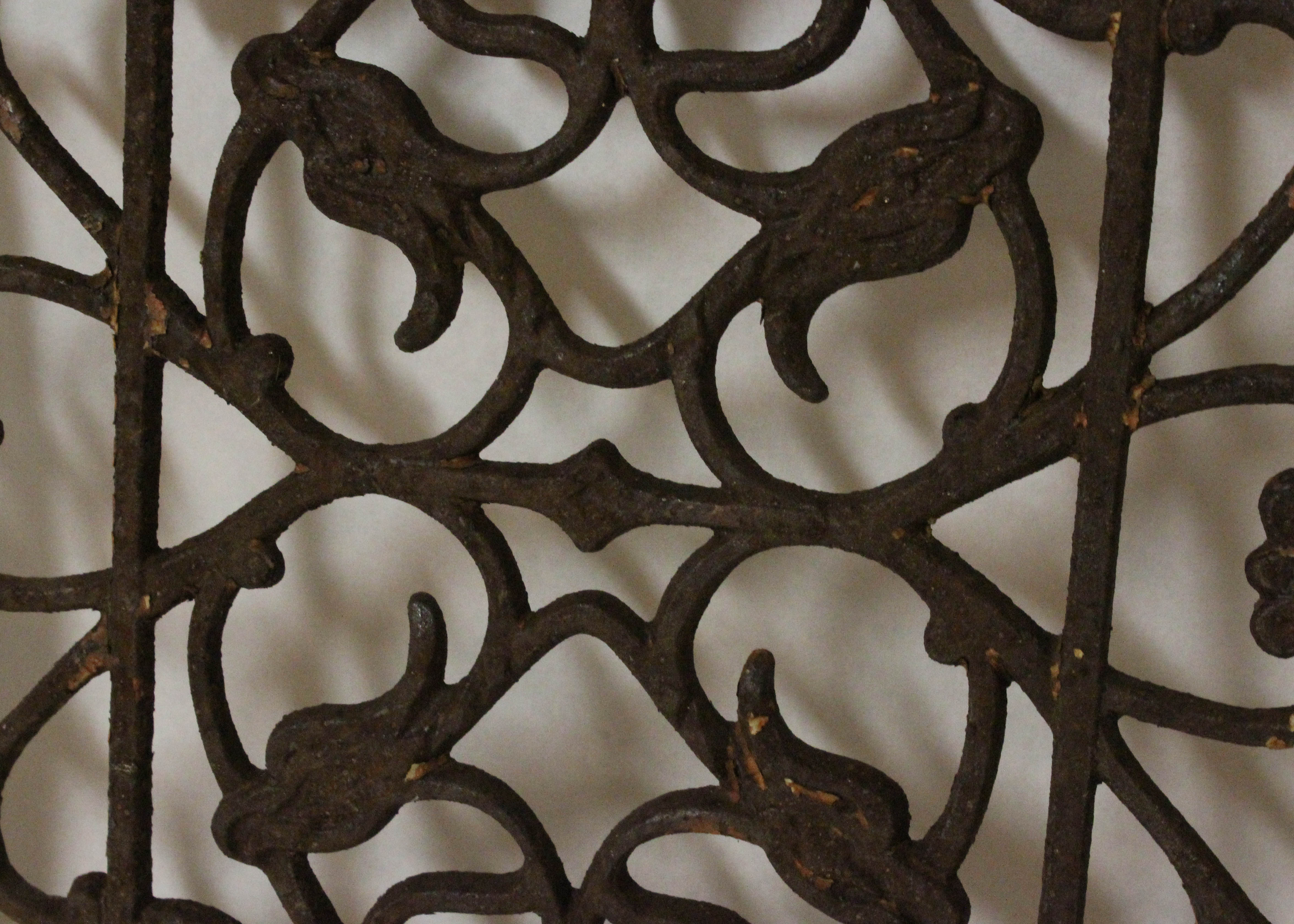 Antique Cast Iron Wall Grille