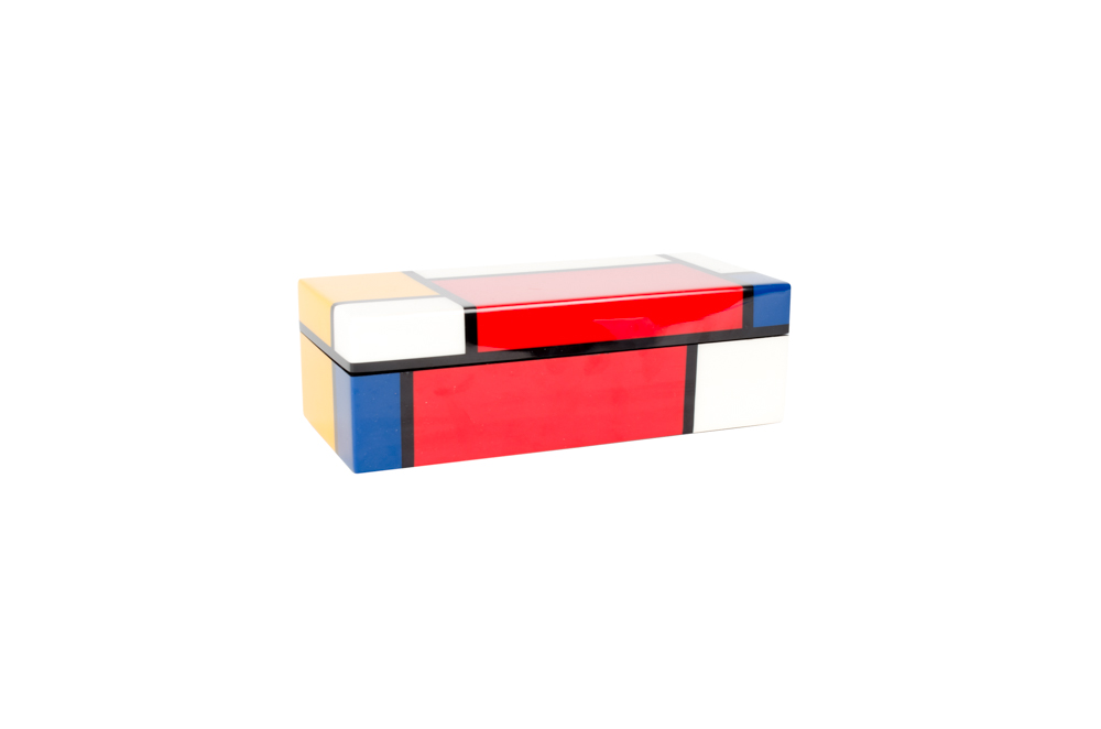 Mondrian Inspired Acrylic Box