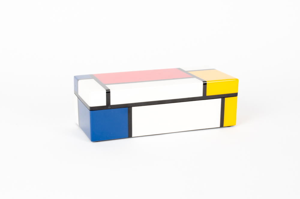 Mondrian Inspired Acrylic Box