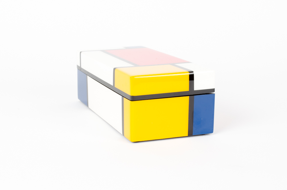 Mondrian Inspired Acrylic Box