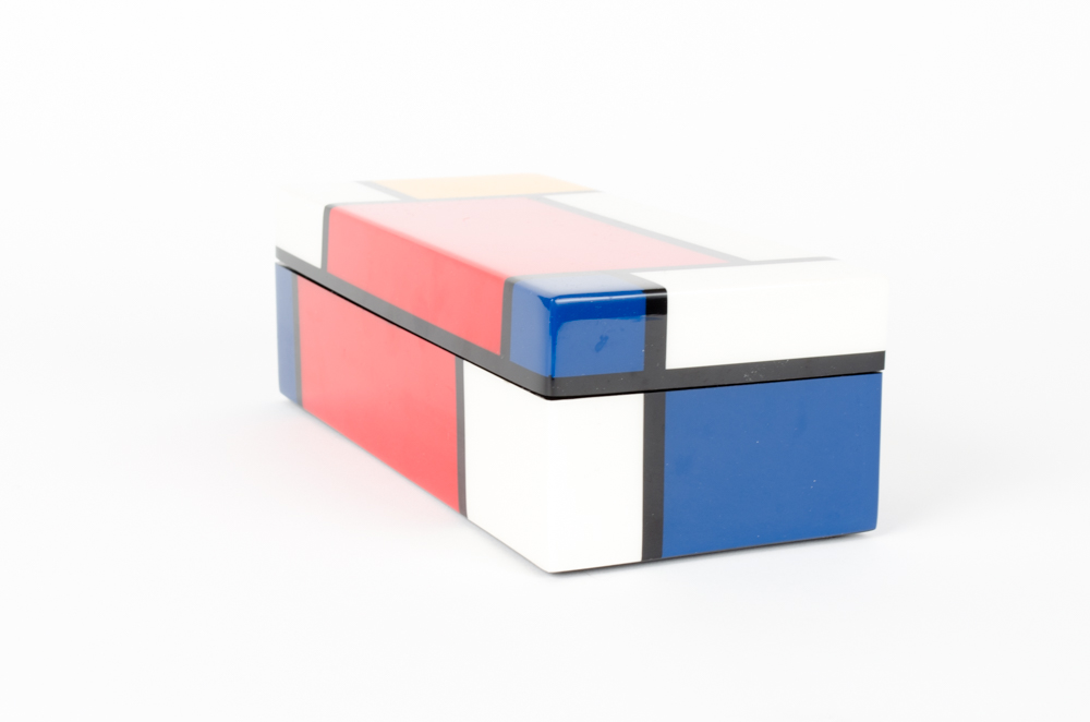Mondrian Inspired Acrylic Box